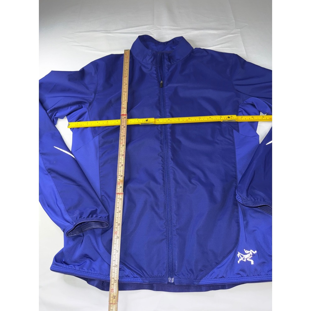Arcteryx Womens Blue Full Zip Performance Training Jacket Mock Neck Medium - Picture 2 of 7